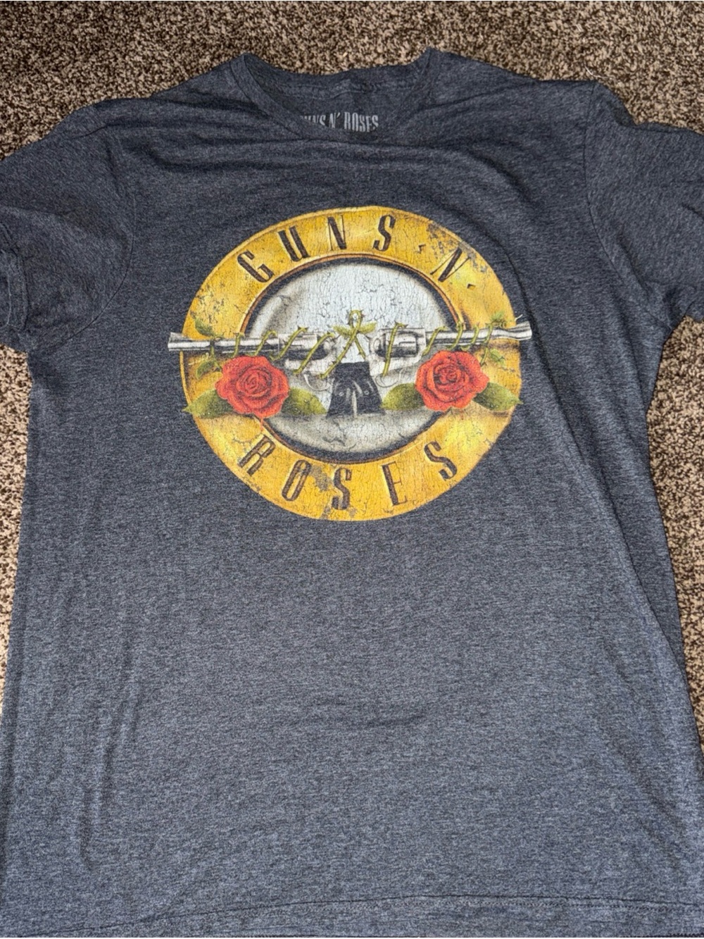 Guns N' Roses Women's Gray Short Sleeve Tee